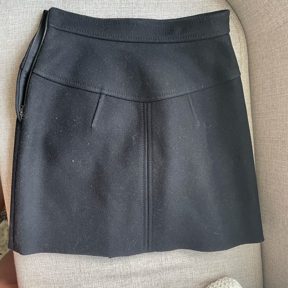 Prada Black Pleated Skirt - Picture 4 of 7